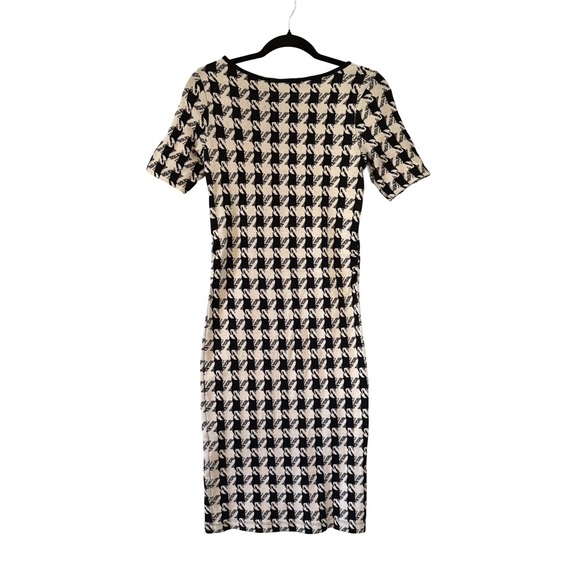 Isabella Oliver Women's Maternity Houndstooth Sheath Dress, Sz 3 / US 8 - Picture 4 of 11